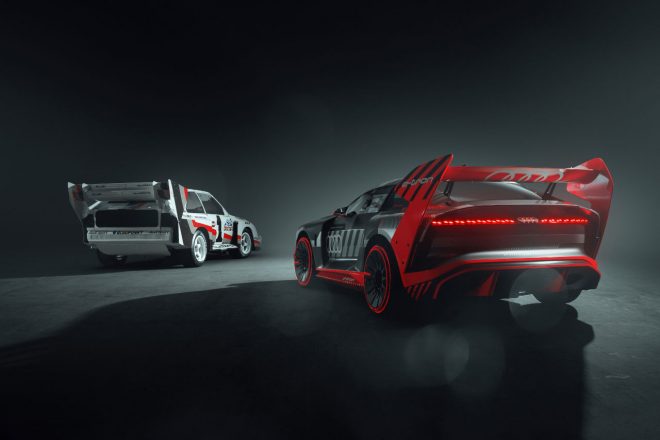 アウディS1 フーニトロンの外観は、アウディ・スポーツ・クワトロS1を現代風にアレンジしたもの