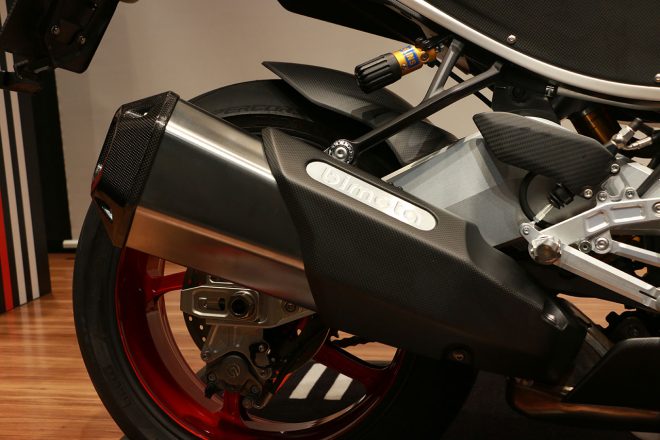 国内初お披露目されたビモータKB4（試作車）