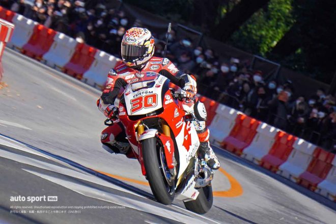 レースデイ・レースデイで走行する中上貴晶（LCRホンダ・イデミツ）