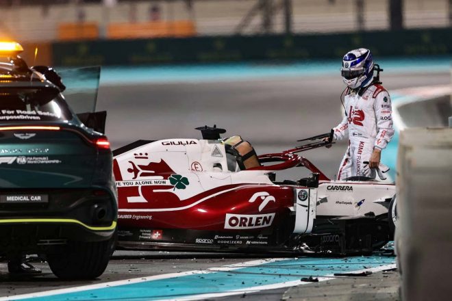 2021年F1第22戦アブダビGP　キミ・ライコネン（アルファロメオ）