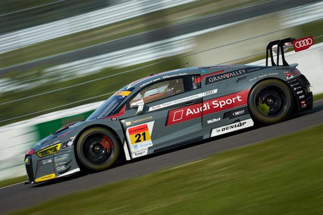 2018 Hitotsuyama Audi R8 LMS リチャード・ライアン／富田竜一郎／篠原拓朗
