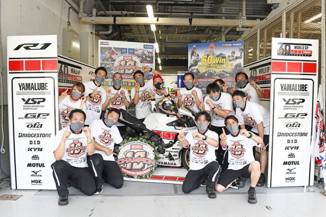 JSB1000：中須賀克行（YAMAHA FACTORY RACING TEAM）／2021年全日本ロードチャンピオン