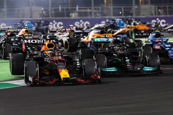 2021年ジェッダ市街地で行われたサウジアラビアGP