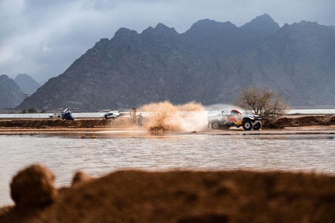 ナッサー・アル-アティヤ／マシュー・ボーメル組（＃201 GRダカールハイラックスT1＋）　ダカールラリー2022