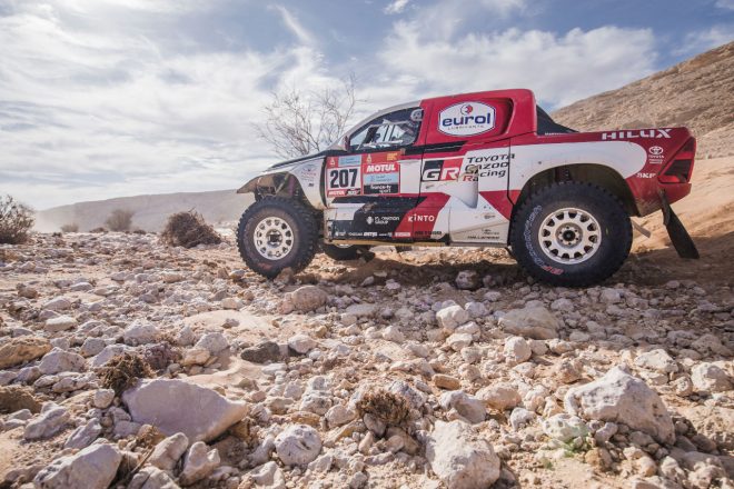総合4番手に“復帰”したジニエル・ド・ヴィリエール（GRダカールハイラックスT1＋）　ダカールラリー2022