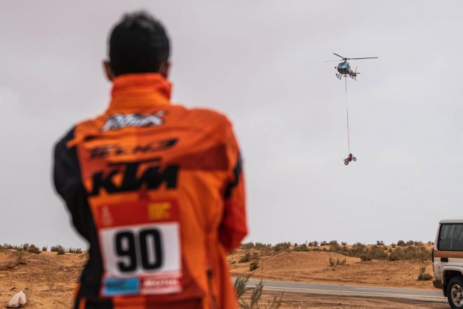 ダニロ・ペトルッチ（テック3KTMファクトリー・レーシング／KTM450ラリー・ファクトリー・レプリカ）／ダカールラリー2022 ステージ2