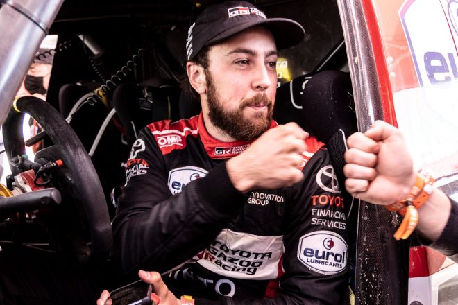 ダカールラリー挑戦2年目のヘンク・ラテガン。ステージ5で自身初のステージウインを飾った　ダカールラリー2022