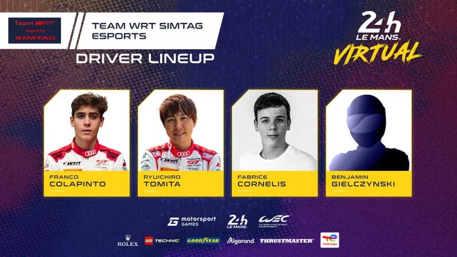 富田竜一郎がチームWRT・SIMTAG・Eスポーツから参戦する