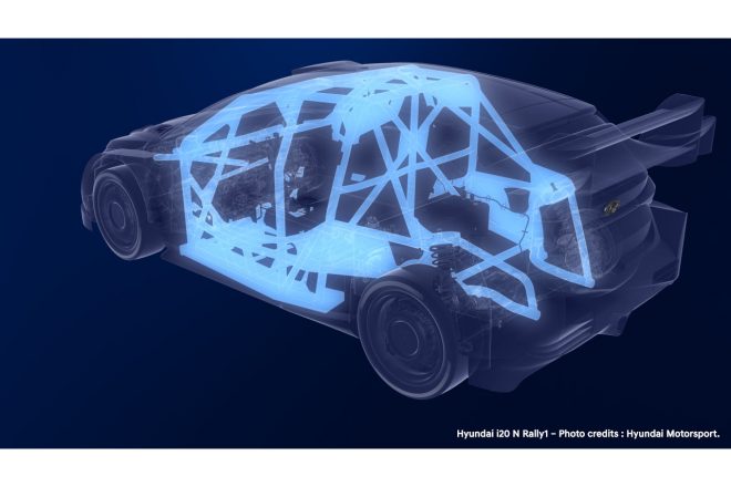 ヒュンダイi20 Nラリー1の透過図