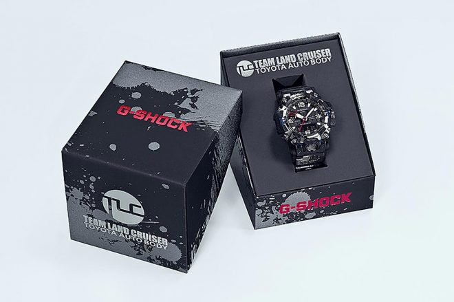 チームランドクルーザー・トヨタオートボデーのコラボG-SHOCK