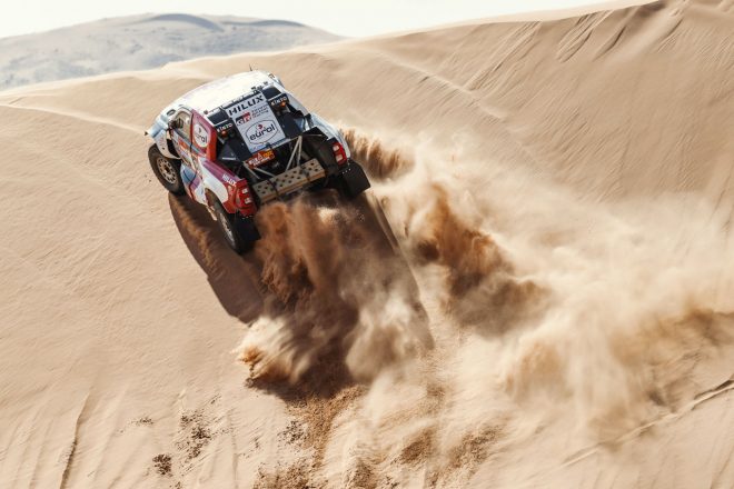 シャミア・バリアワ／ダニー・スタッセン組（GRダカールハイラックスT1＋）　ダカールラリー2022