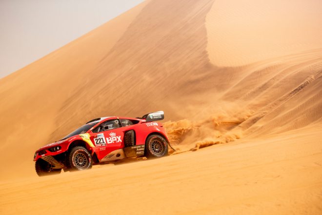 ステージ3番手はオーランド・テラノバ（BRXハンターT1＋）　ダカールラリー2022