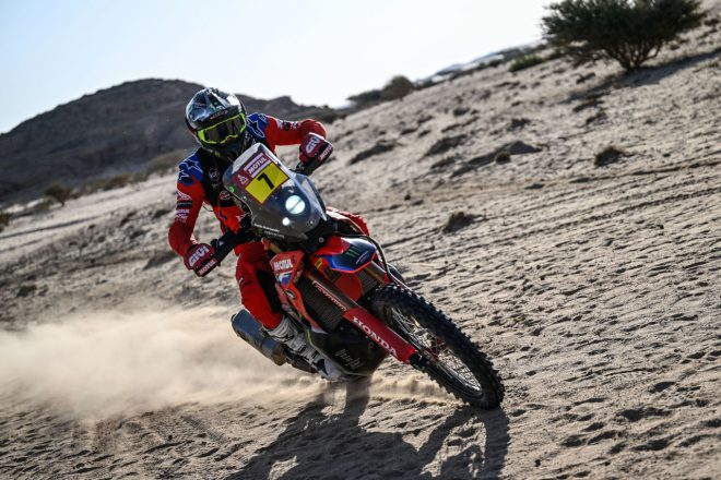 総合2番手パブロ・キンタニラ（モンスターエナジー・ホンダ／ホンダCRF 450ラリー）　ダカールラリー2022