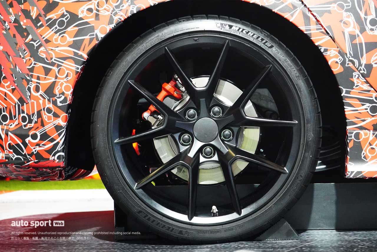 シビック タイプr プロトタイプ のリヤホイール ホンダ シビック タイプrのプロトタイプを初公開 東京オートサロン22 フォトギャラリー の画像 写真 1 Autosport Web