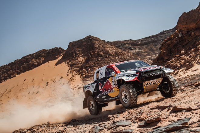 ナッサー・アル-アティヤがドライブしたTOYOTA GAZOO RacingのGRダカールハイラックスT1＋　ダカールラリー2022