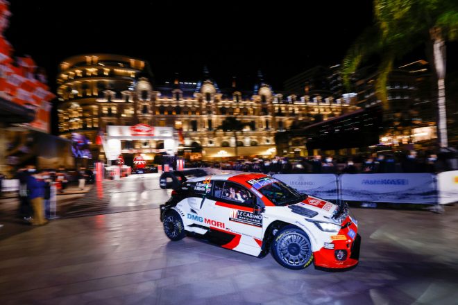 エルフィン・エバンス（トヨタGRヤリス・ラリー1）　2022年WRC第1戦モンテカルロ