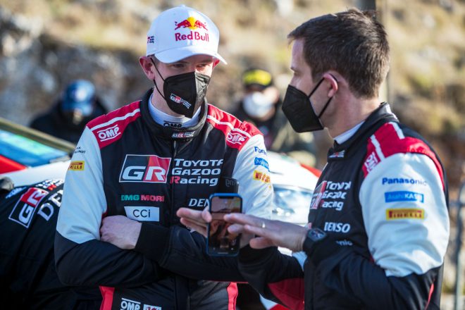 エルフィン・エバンス（トヨタGRヤリス・ラリー1）　2022年WRC第1戦モンテカルロ