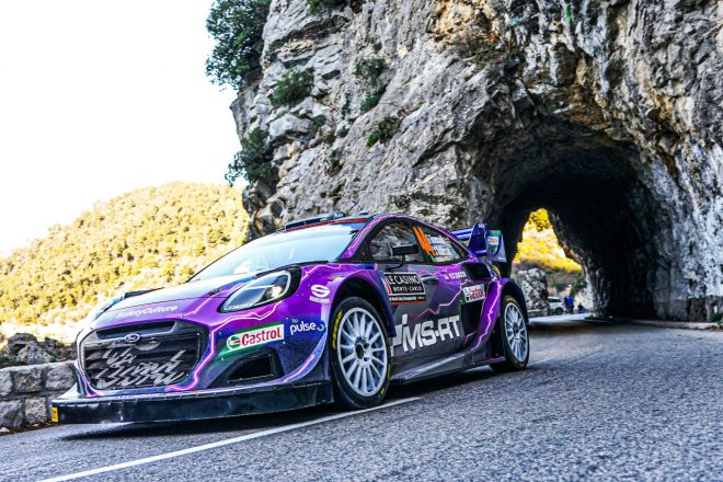 ガス・グリーンスミス（フォード・プーマ・ラリー1）　2022年WRC第1戦モンテカルロ