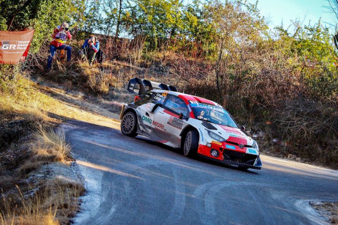 エルフィン・エバンス(トヨタGRヤリス・ラリー1) 2022年WRC第1戦モンテカルロ