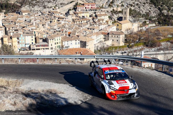 勝田貴元（トヨタGRヤリス・ラリー1）　2022年WRC第1戦モンテカルロ
