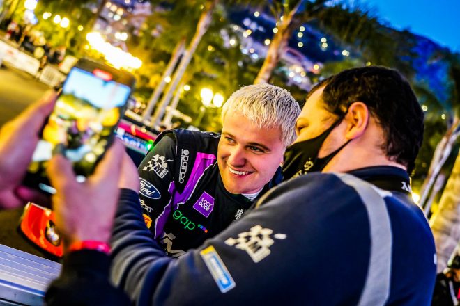 ガス・グリーンスミス（フォード・プーマ・ラリー1）　2022年WRC第1戦モンテカルロ