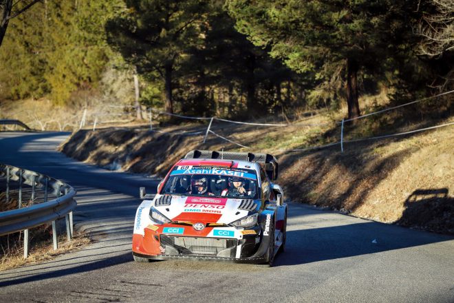 カッレ・ロバンペラ／ヨンネ・ハルットゥネン組（トヨタGRヤリス・ラリー1）　2022年WRC第1戦モンテカルロ