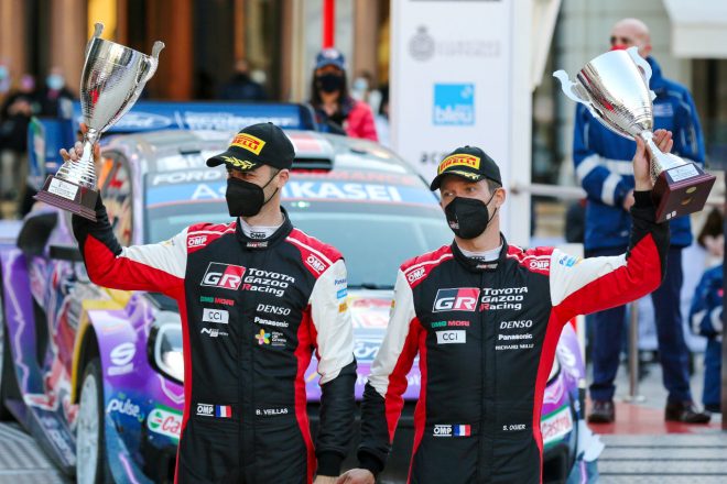セバスチャン・オジエ/ベンジャミン・ヴェイラ組(トヨタGRヤリス・ラリー1) 2022年WRC第1戦モンテカルロ