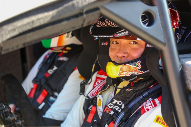 ハイブリッドカーでの初挑戦となったラリー・モンテカルロで総合8位フィニッシュとなった勝田貴元（トヨタGRヤリス・ラリー1）