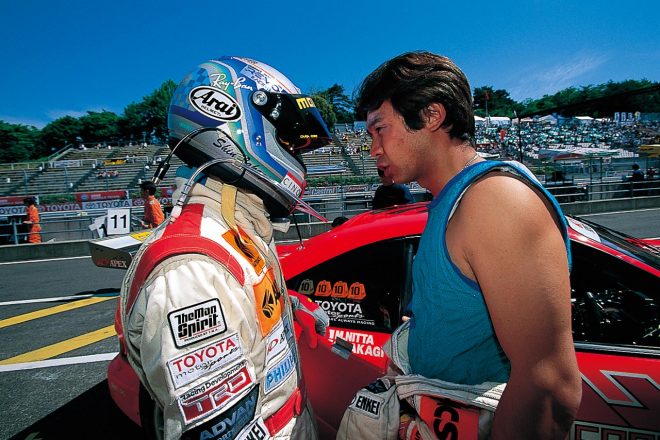 1999年JGTCでコンビを組んだ新田守男と高木真一