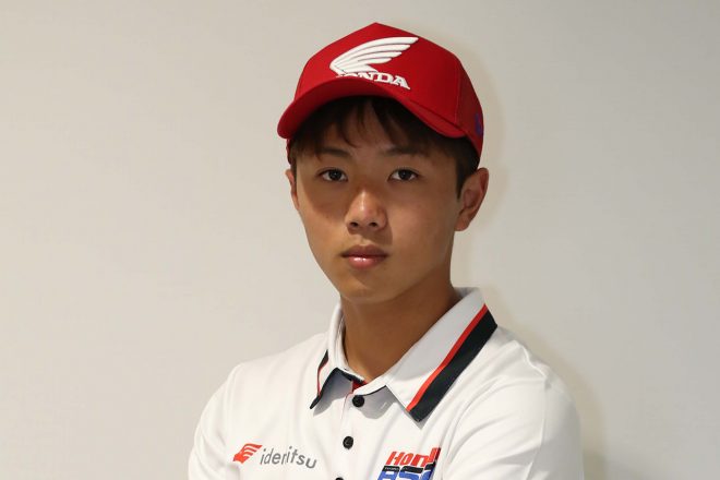 2022年Moto3デビューを果たす古里太陽（ホンダ・チーム・アジア）