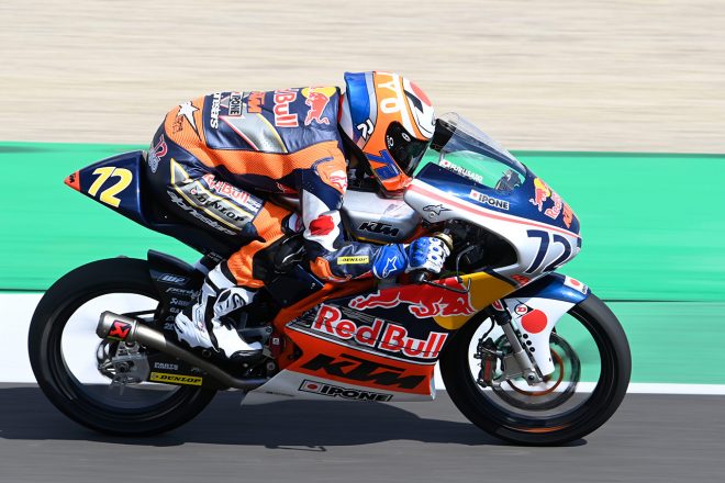 第3戦ムジェロのレース1で優勝した古里太陽／2021Red Bull MotoGP Rookies Cup