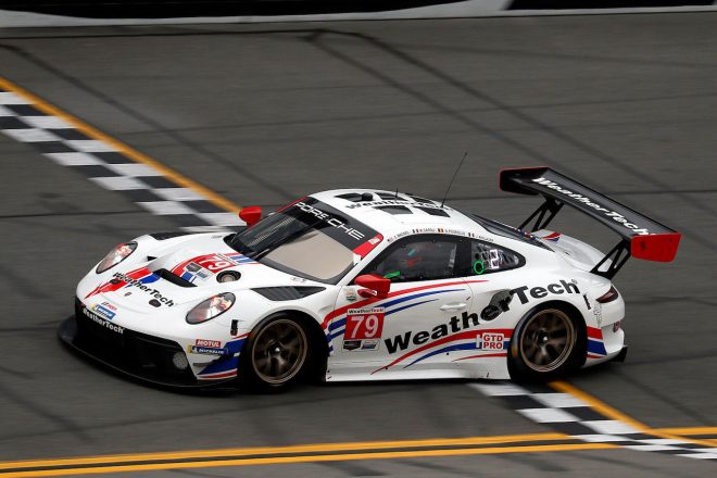＃79　ウェザーテック・レーシング／ポルシェ911 GT3 R クーパー・マクニール／ジュリアン・アンドロウアー／マッテオ・カイローリ／アレッシオ・ピカリエッロ