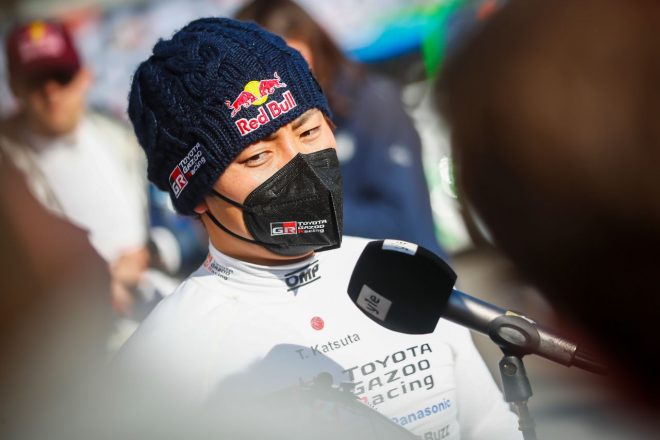 2022年シーズン開幕戦を総合8位でフィニッシュし4ポイントを獲得した勝田貴元（TOYOTA GAZOO Racing WRTネクストジェネレーション）