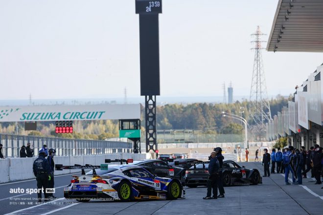 スーパーGT鈴鹿メーカーテストの午後の様子