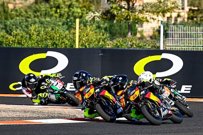 FIM MiniGPワールドファイナル レースの様子