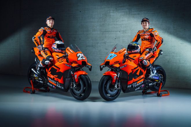 2022MotoGP：テック3KTMファクトリー・レーシングの2022年型KTM RC16