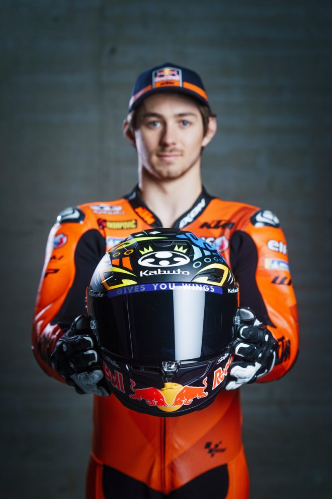 2022MotoGP：レミー・ガードナーの新ヘルメットKabuto『F-17 RACING』