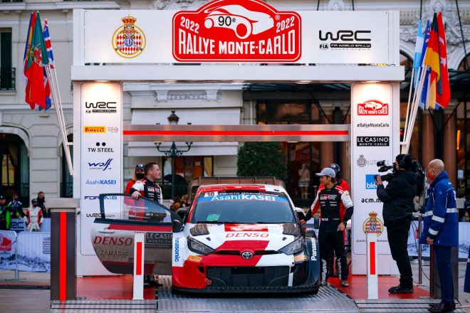 開幕戦を総合8位で終えた勝田貴元/アーロン・ジェンストン組(トヨタGRヤリス・ラリー1) 2022年WRC第1戦モンテカルロ