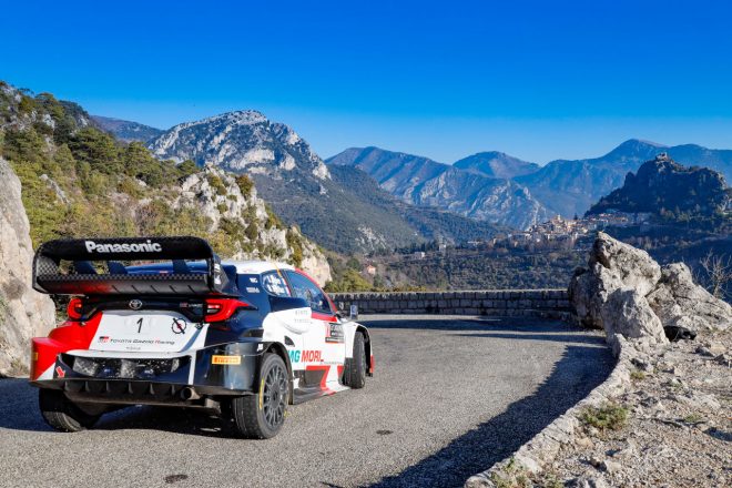 スポット参戦した第1戦モンテカルロで総合2位となったセバスチャン・オジエ/ベンジャミン・ヴェイラ組(トヨタGRヤリス・ラリー1) 2022年WRC第1戦モンテカルロ