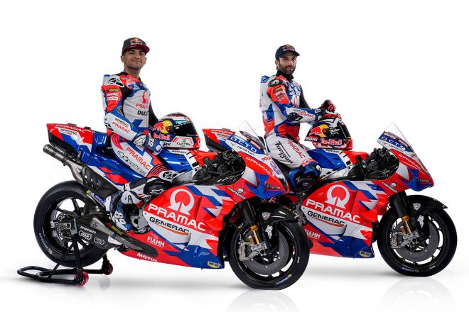 2022MotoGP：ホルヘ・マルティンとヨハン・ザルコ（プラマック・レーシング）が駆るドゥカティ・デスモセディチGP22