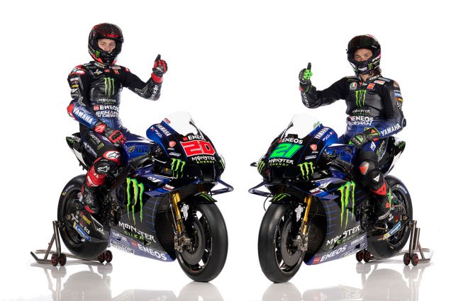 2022MotoGP：ファビオ・クアルタラロ、フランコ・モルビデリ（モンスターエナジー・ヤマハMotoGP）