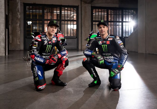 2022MotoGP：ファビオ・クアルタラロ、フランコ・モルビデリ（モンスターエナジー・ヤマハMotoGP）