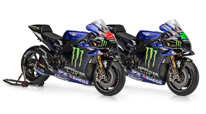 2022MotoGP：モンスターエナジー・ヤマハMotoGPのヤマハYZR-M1