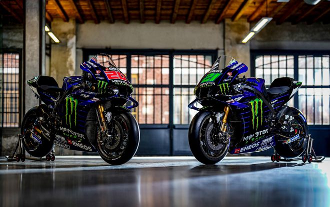 2022MotoGP：モンスターエナジー・ヤマハMotoGPのヤマハYZR-M1