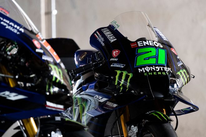 2022MotoGP：モンスターエナジー・ヤマハMotoGPのヤマハYZR-M1