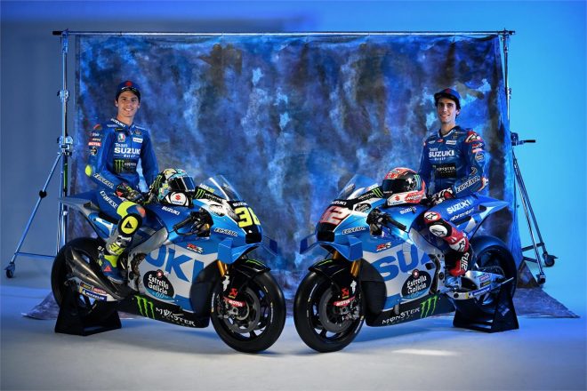 2022MotoGP：ジョアン・ミル、アレックス・リンス（チーム・スズキ・エクスター）が駆るスズキGSX-RR