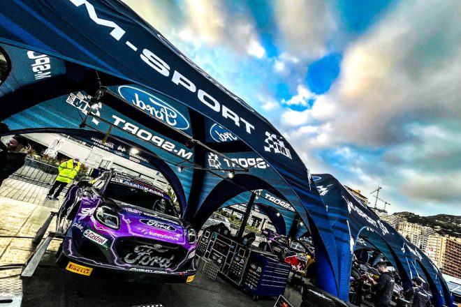Mスポーツ・フォード・ワールドラリーチームは開幕戦モンテカルロで1-3フィニッシュを決め、現在3部門でランキングトップにつけている。