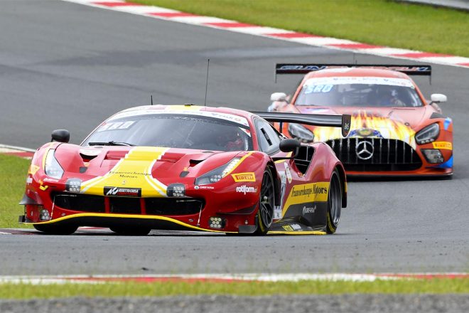 IGTCキャラミ9時間　2位となった51号車フェラーリ488 GT3