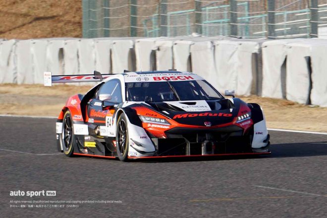 スーパーGTショーランでのModulo NSX-GT