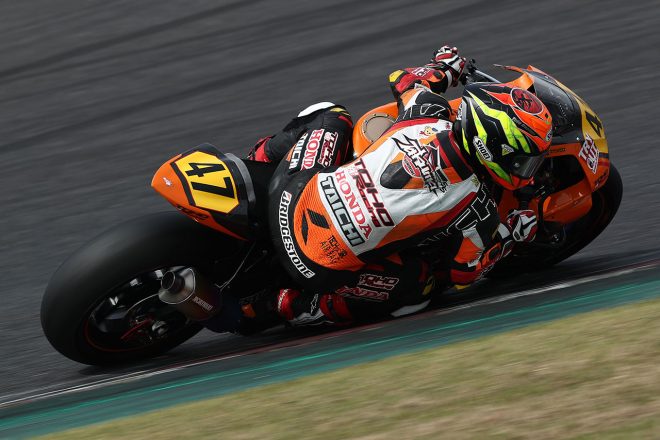 ST600クラスに参戦中の國峰啄磨選手（TOHO Racing）は大排気量にも適応